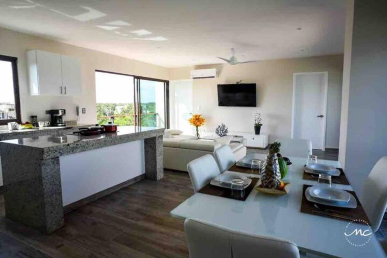 Penthouse Blue Luxury La Veleta Apartman Tulum Kültér fotó