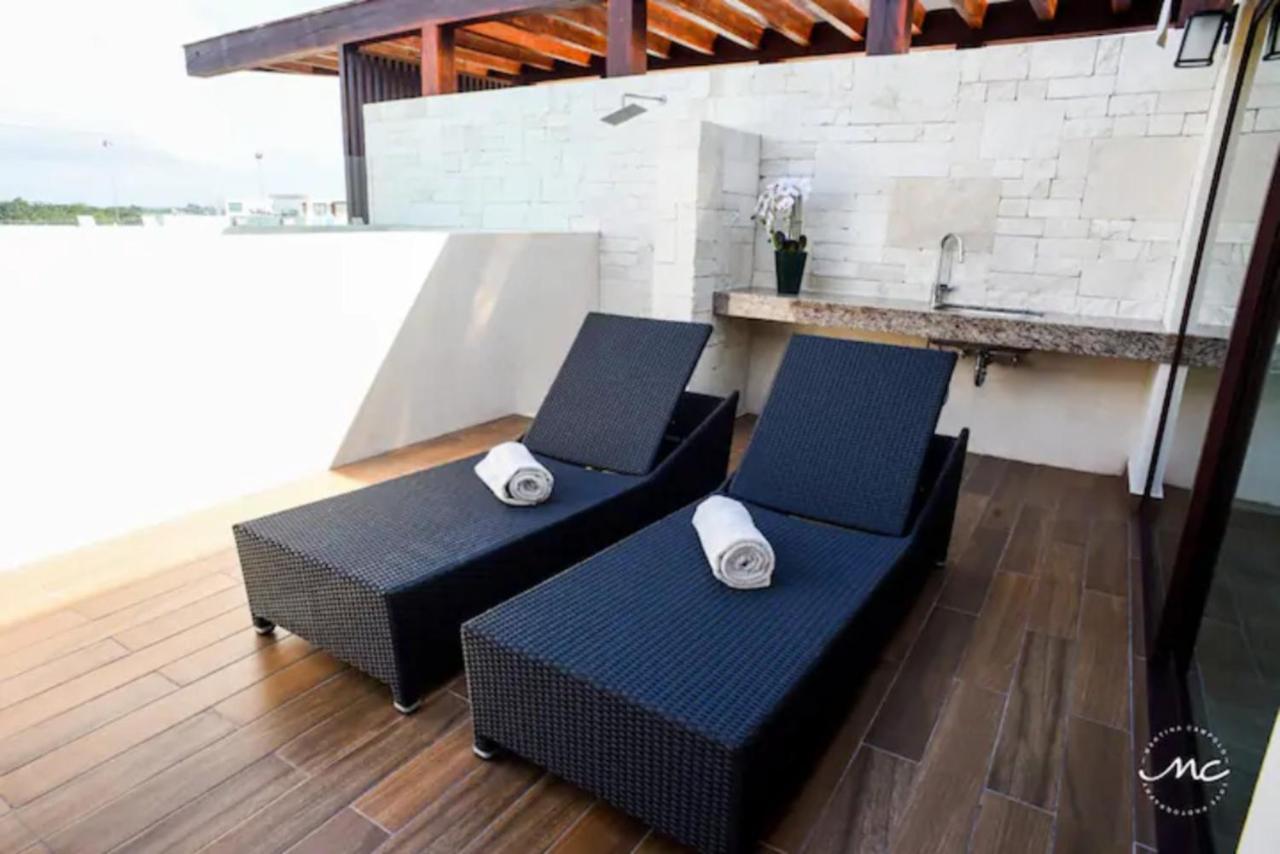 Penthouse Blue Luxury La Veleta Apartman Tulum Kültér fotó