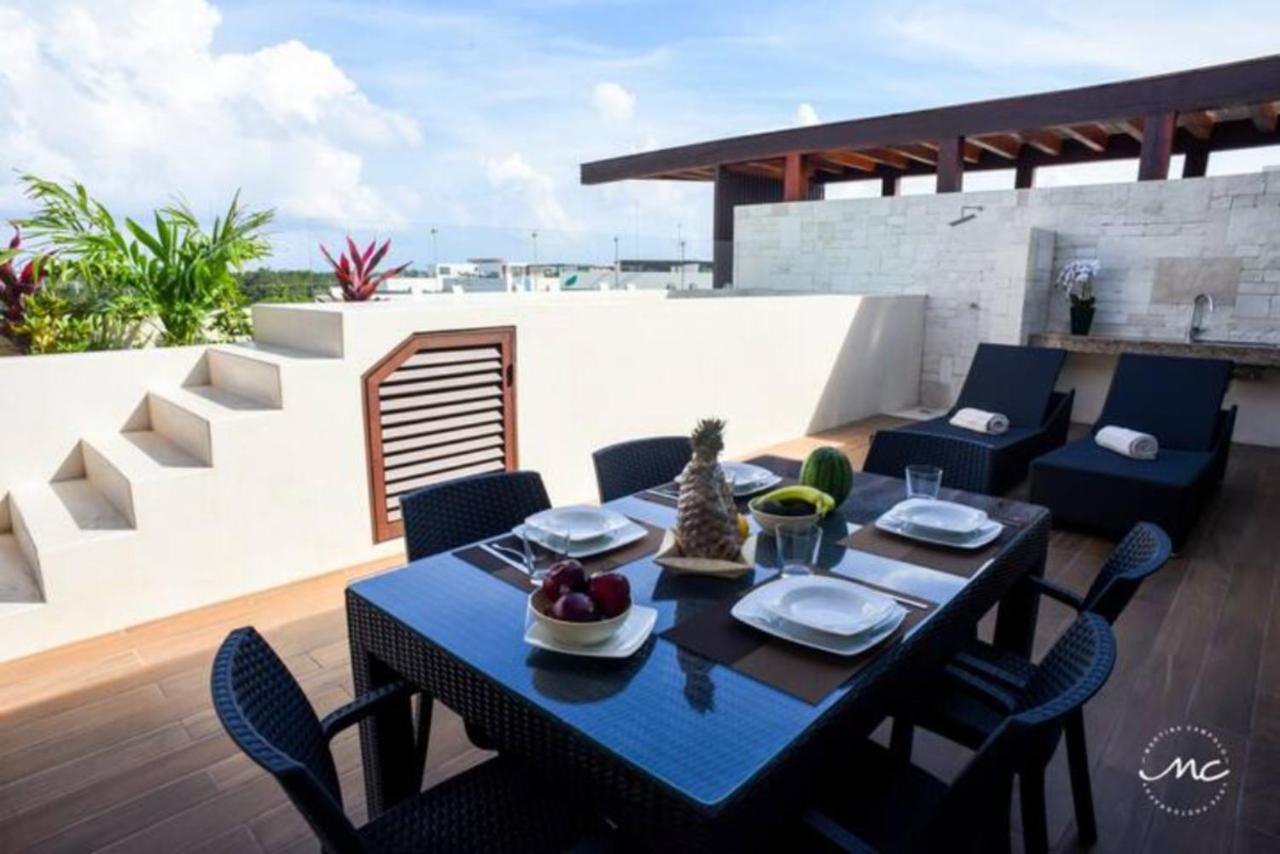 Penthouse Blue Luxury La Veleta Apartman Tulum Kültér fotó