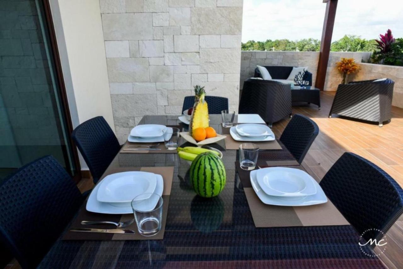 Penthouse Blue Luxury La Veleta Apartman Tulum Kültér fotó