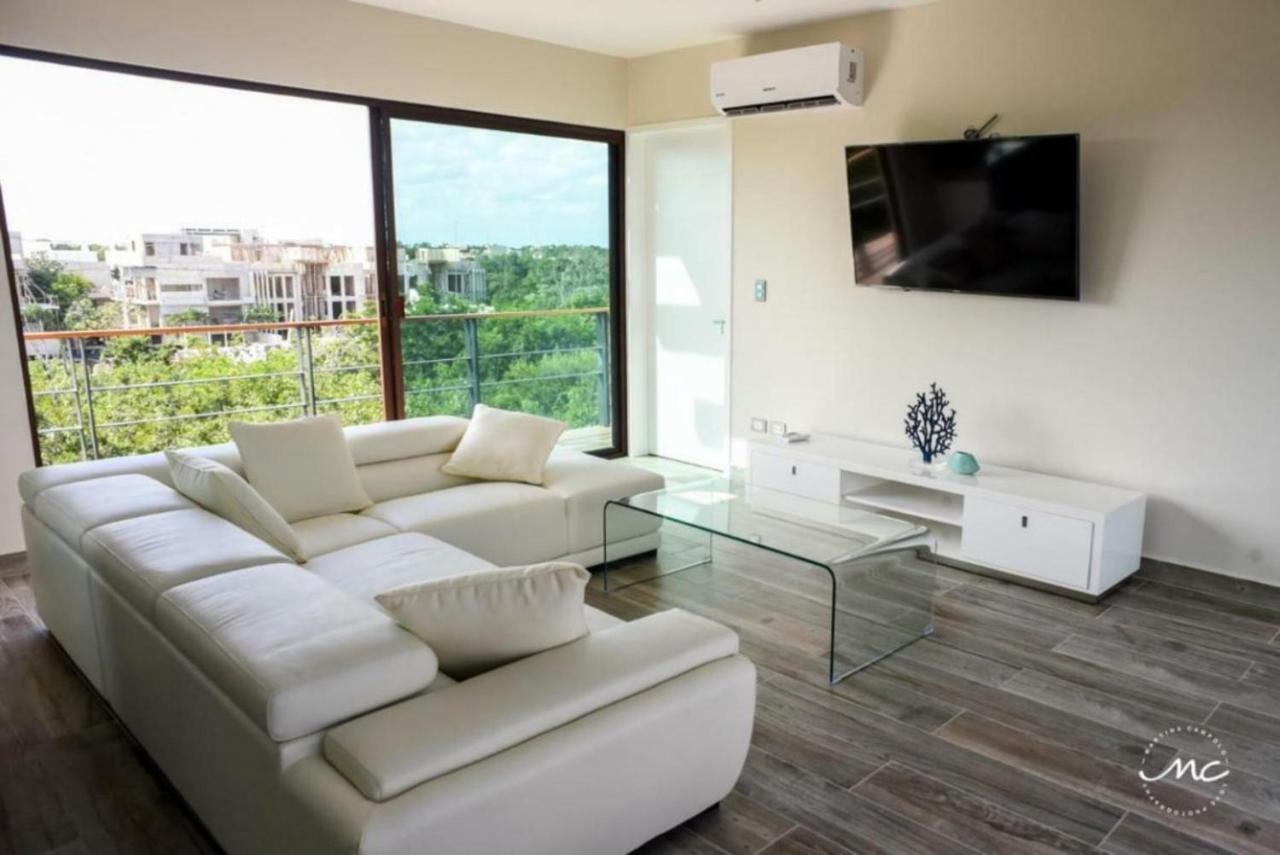 Penthouse Blue Luxury La Veleta Apartman Tulum Kültér fotó