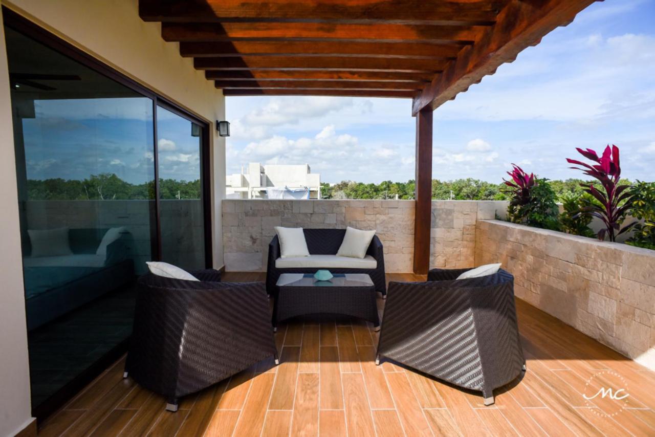 Penthouse Blue Luxury La Veleta Apartman Tulum Kültér fotó