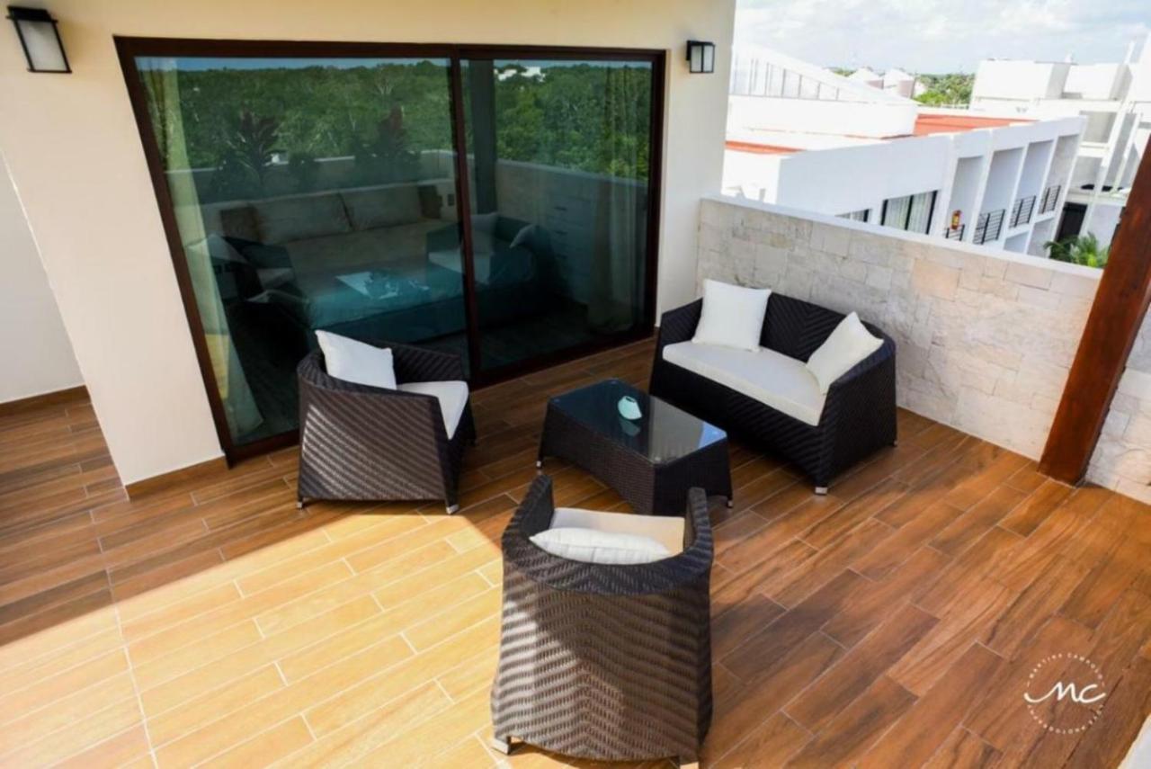 Penthouse Blue Luxury La Veleta Apartman Tulum Kültér fotó