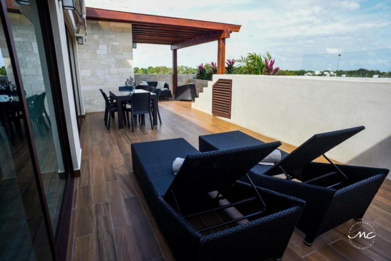 Penthouse Blue Luxury La Veleta Apartman Tulum Kültér fotó