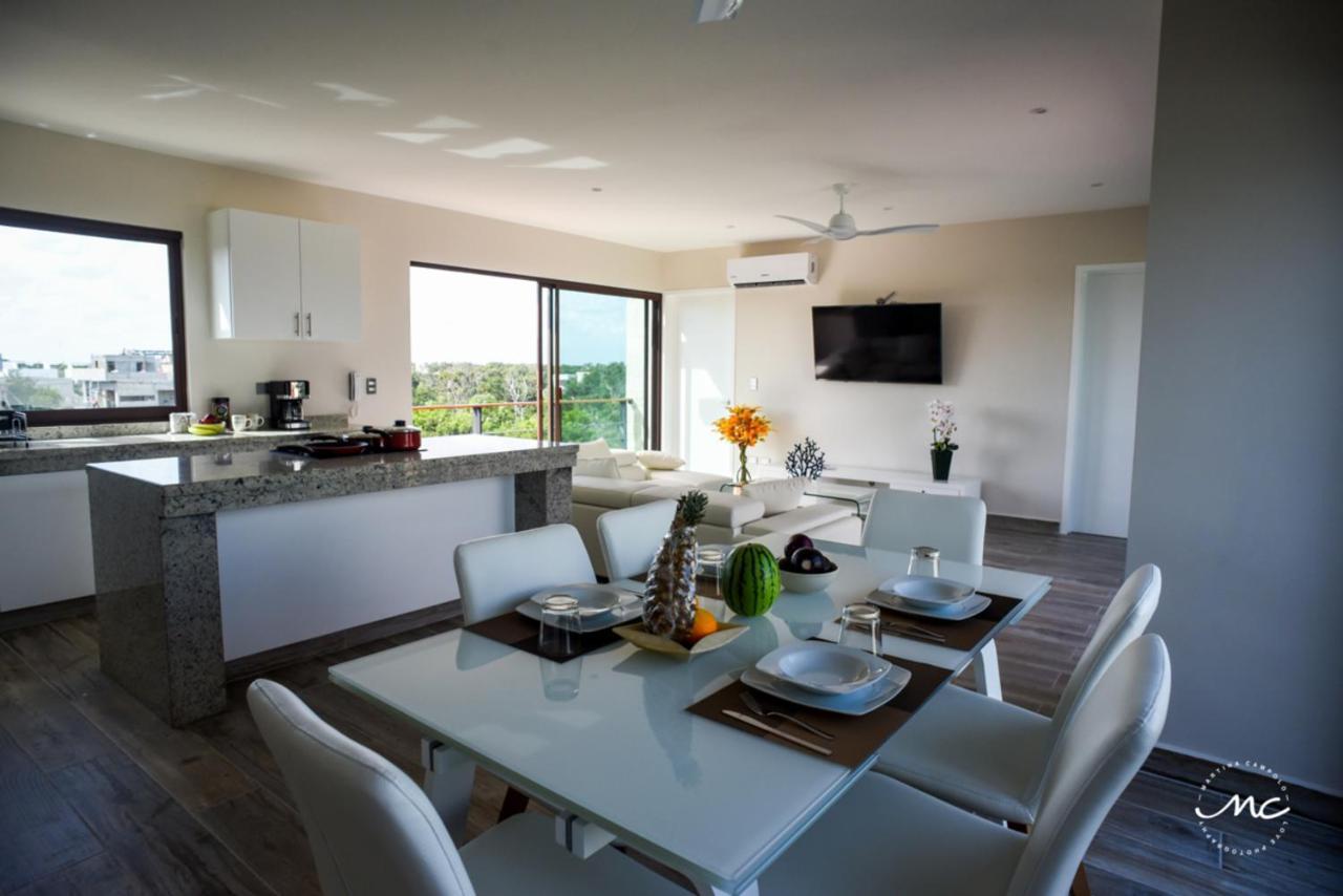 Penthouse Blue Luxury La Veleta Apartman Tulum Kültér fotó
